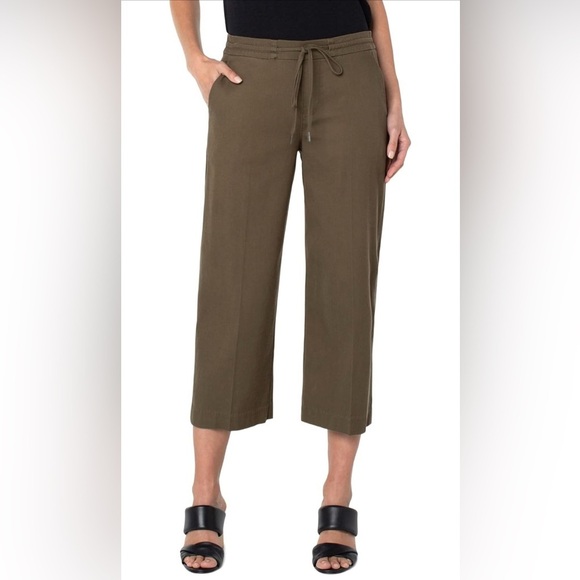 Liverpool Culotte  pull-on pant with drawstring waist Like New! EUC - Picture 1 of 9